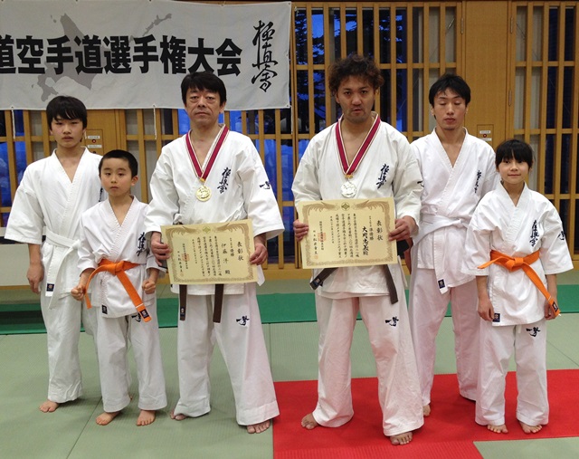 2014北海道空手道選手権大会入賞者